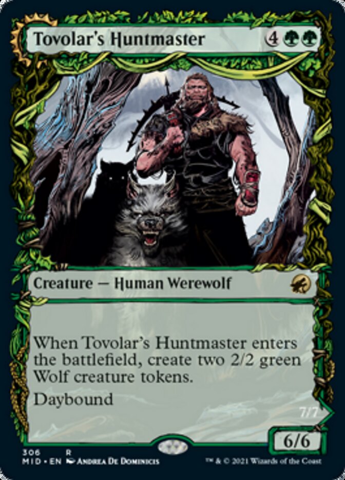 Tovolar's Huntmaster // Tovolar's Packleader (Showcase Equinox) [Innistrad: Midnight Hunt] | Exor Games Bridgewater