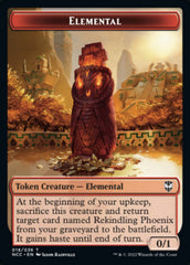 Elemental (018) // Copy Double-sided Token [Streets of New Capenna Commander Tokens] | Exor Games Bridgewater