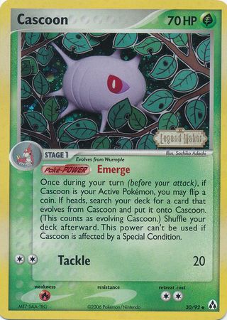 Cascoon (30/92) (Stamped) [EX: Legend Maker] | Exor Games Bridgewater