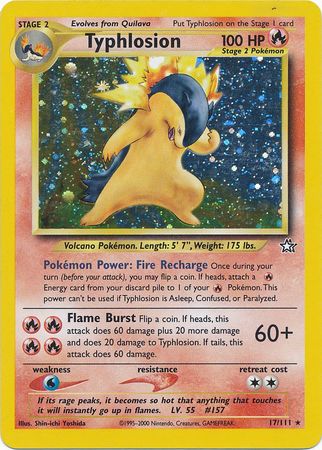 Typhlosion (17/111) [Neo Genesis Unlimited] | Exor Games Bridgewater