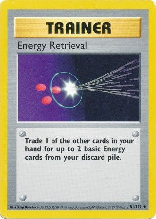 Energy Retrieval (81/102) [Base Set Shadowless Unlimited] | Exor Games Bridgewater