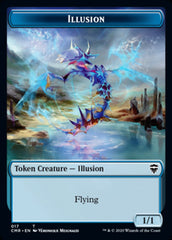 Illusion // Plant Token [Commander Legends Tokens] | Exor Games Bridgewater