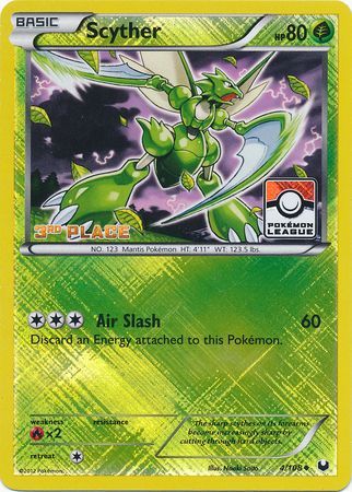 Scyther (4/108) (League Promo 3rd Place) [Black & White: Dark Explorers] | Exor Games Bridgewater