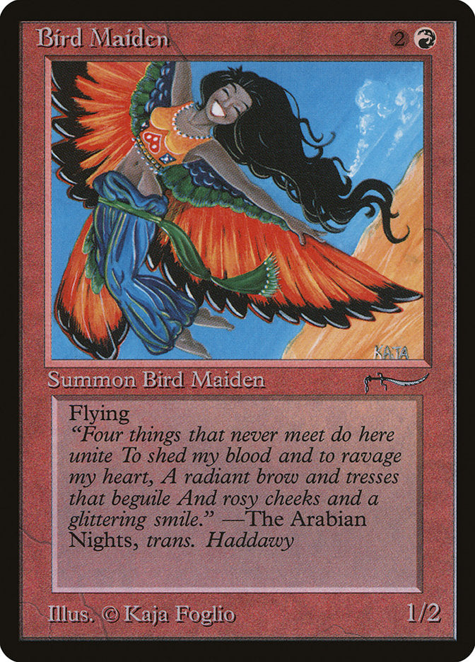 Bird Maiden (Dark Mana Cost) [Arabian Nights] | Exor Games Bridgewater