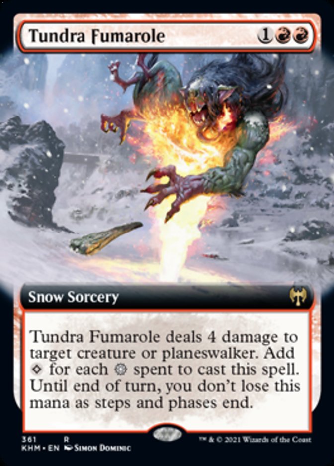 Tundra Fumarole (Extended Art) [Kaldheim] | Exor Games Bridgewater