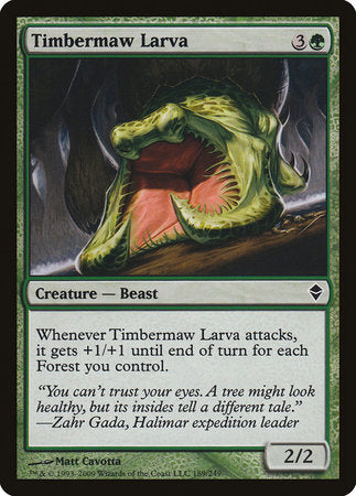 Timbermaw Larva [Zendikar] | Exor Games Bridgewater