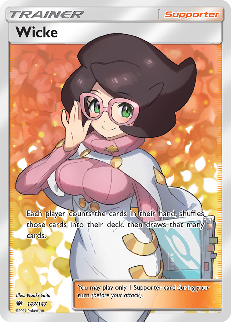 Wicke (147/147) [Sun & Moon: Burning Shadows] | Exor Games Bridgewater