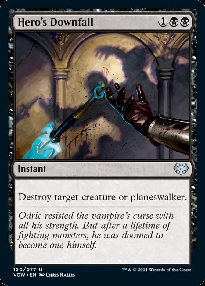 Hero's Downfall [Innistrad: Crimson Vow] | Exor Games Bridgewater