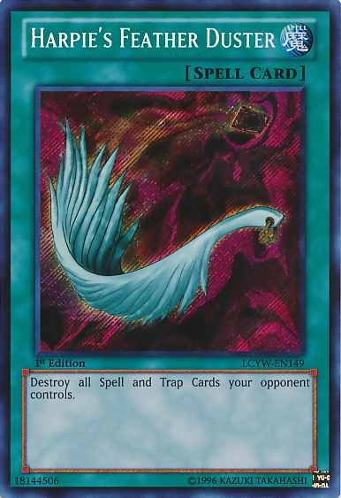 Harpie's Feather Duster [LCYW-EN149] Secret Rare | Exor Games Bridgewater