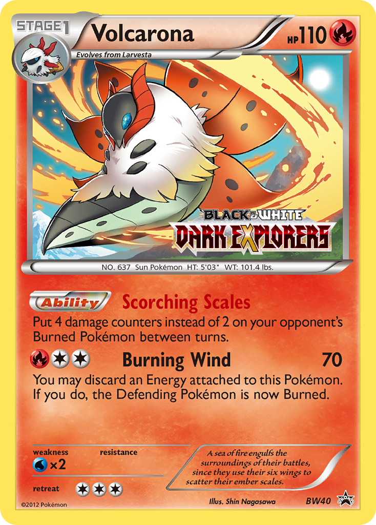 Volcarona (BW40) [Black & White: Black Star Promos] | Exor Games Bridgewater