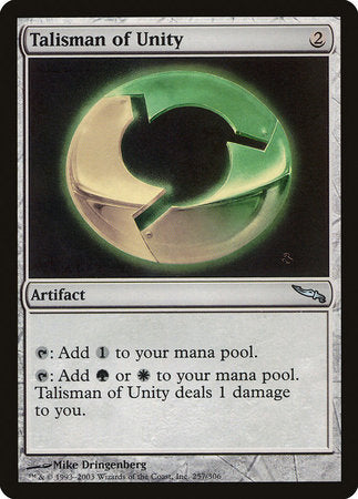 Talisman of Unity [Mirrodin] | Exor Games Bridgewater