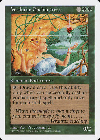 Verduran Enchantress [Fifth Edition] | Exor Games Bridgewater