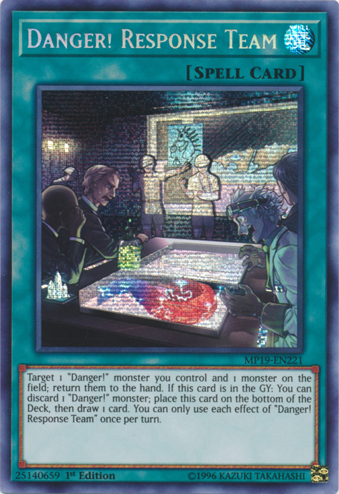 Danger! Response Team [MP19-EN221] Prismatic Secret Rare | Exor Games Bridgewater