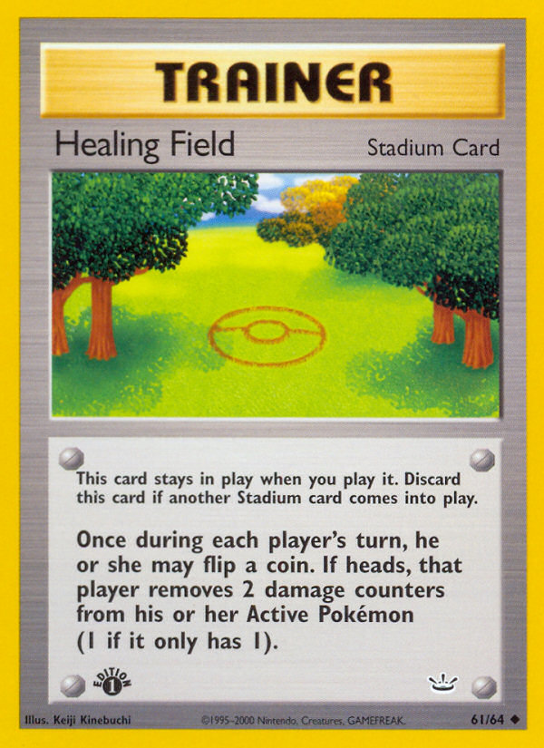 Healing Field (61/64) [Neo Revelation 1st Edition] | Exor Games Bridgewater