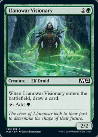 Llanowar Visionary [Core Set 2021] | Exor Games Bridgewater