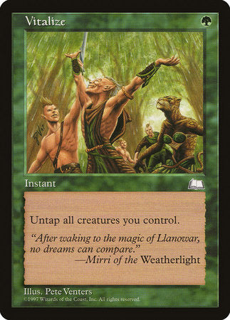 Vitalize [Weatherlight] | Exor Games Bridgewater