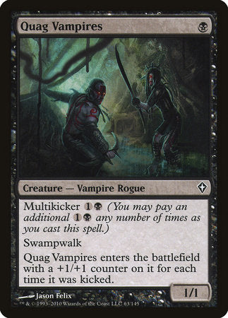 Quag Vampires [Worldwake] | Exor Games Bridgewater