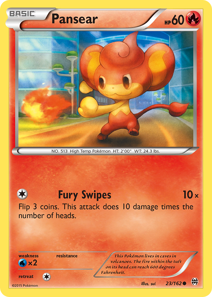 Pansear (23/162) [XY: BREAKthrough] | Exor Games Bridgewater