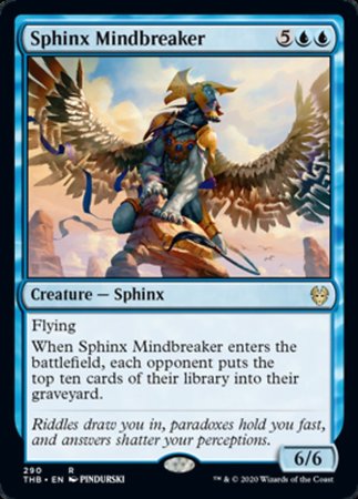 Sphinx Mindbreaker [Theros Beyond Death] | Exor Games Bridgewater