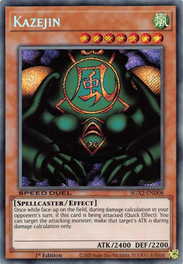 Kazejin [SGX2-END08] Secret Rare | Exor Games Bridgewater