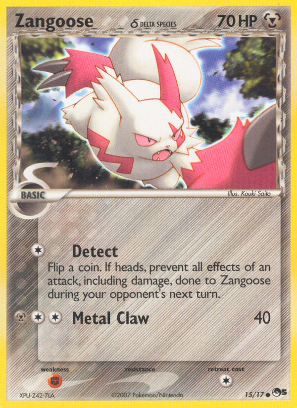 Zangoose (15/17) (Delta Species) [POP Series 5] | Exor Games Bridgewater