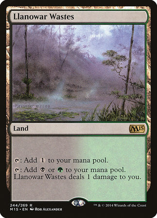 Llanowar Wastes [Magic 2015] | Exor Games Bridgewater