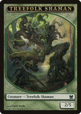 Treefolk Shaman Token [Modern Masters Tokens] | Exor Games Bridgewater
