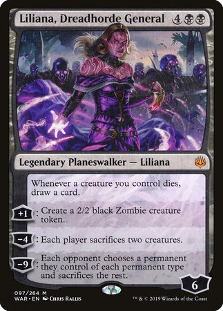 Liliana, Dreadhorde General [War of the Spark] | Exor Games Bridgewater