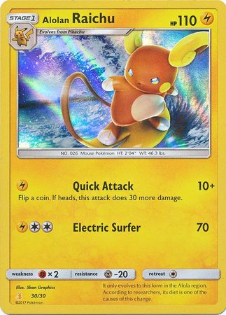 Alolan Raichu (30/30) [Sun & Moon: Trainer Kit - Alolan Raichu] | Exor Games Bridgewater