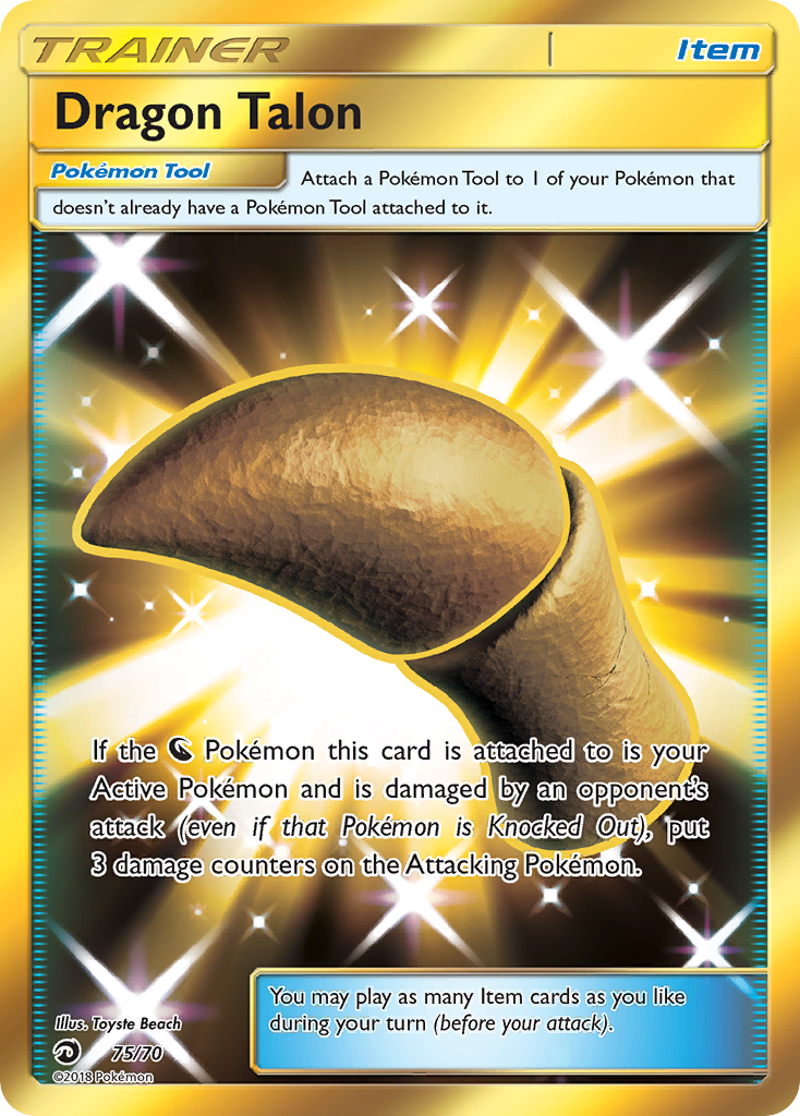 Dragon Talon (75/70) [Sun & Moon: Dragon Majesty] | Exor Games Bridgewater