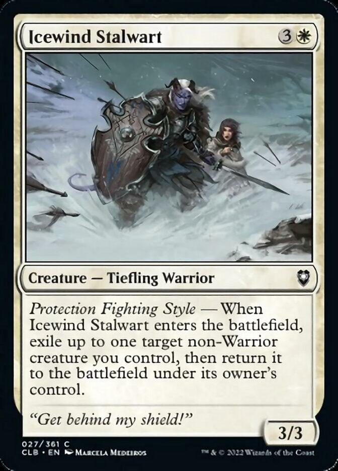 Icewind Stalwart [Commander Legends: Battle for Baldur's Gate] | Exor Games Bridgewater