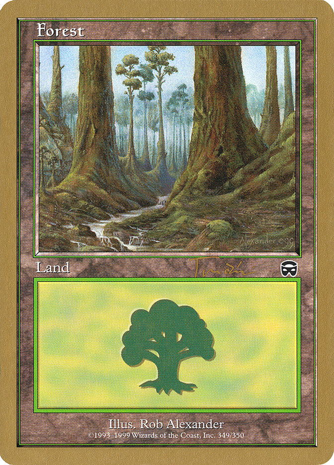 Forest (jt349) (Jan Tomcani) [World Championship Decks 2001] | Exor Games Bridgewater