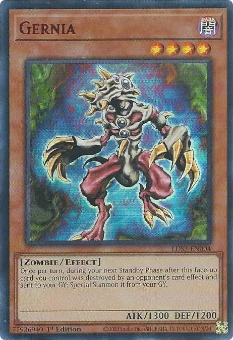 Gernia (Red) [LDS3-EN004] Ultra Rare | Exor Games Bridgewater