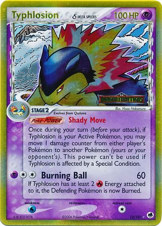 Typhlosion (12/101) (Delta Species) (Stamped) [EX: Dragon Frontiers] | Exor Games Bridgewater