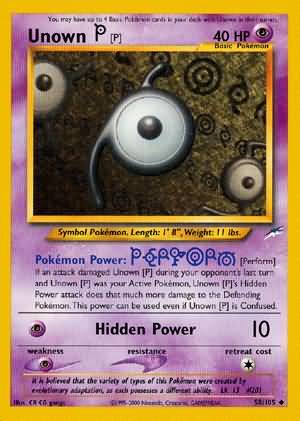 Unown [P] (58/105) [Neo Destiny Unlimited] | Exor Games Bridgewater