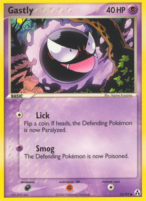 Gastly (52/92) [EX: Legend Maker] | Exor Games Bridgewater