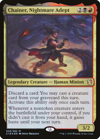 Chainer, Nightmare Adept [Commander 2019] | Exor Games Bridgewater