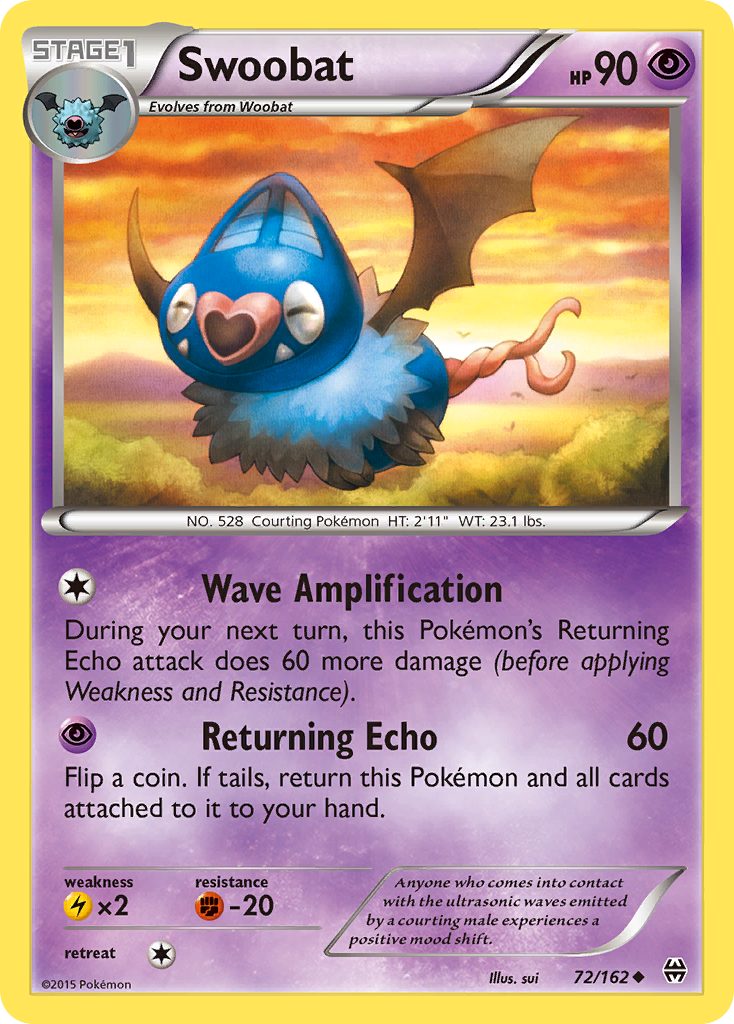 Swoobat (72/162) [XY: BREAKthrough] | Exor Games Bridgewater