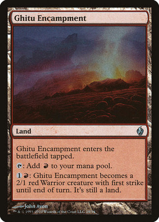 Ghitu Encampment [Premium Deck Series: Fire and Lightning] | Exor Games Bridgewater