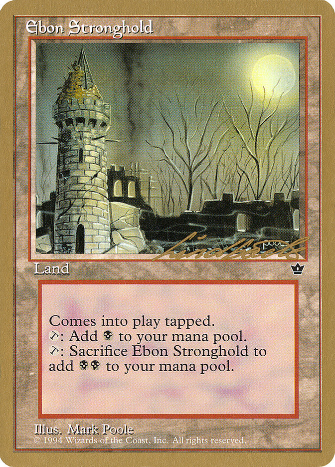 Ebon Stronghold (Leon Lindback) [Pro Tour Collector Set] | Exor Games Bridgewater