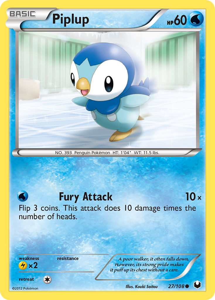 Piplup (27/108) [Black & White: Dark Explorers] | Exor Games Bridgewater