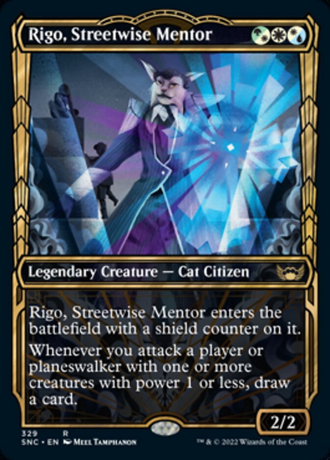 Rigo, Streetwise Mentor (Showcase Golden Age) [Streets of New Capenna] | Exor Games Bridgewater