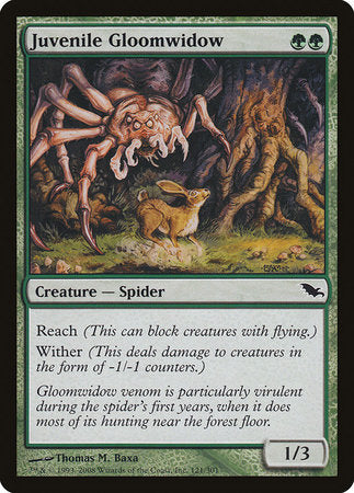 Juvenile Gloomwidow [Shadowmoor] | Exor Games Bridgewater