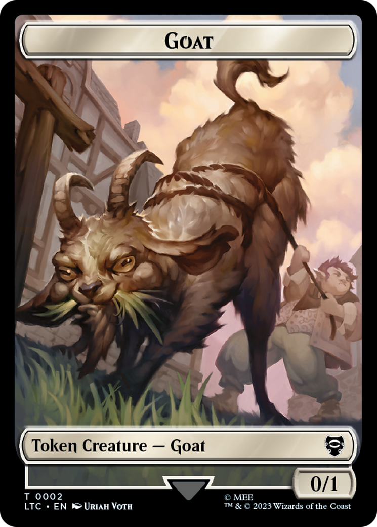 Bird // Goat Token [The Lord of the Rings: Tales of Middle-Earth Commander Tokens] | Exor Games Bridgewater