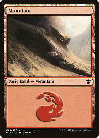 Mountain (260) [Dragons of Tarkir] | Exor Games Bridgewater