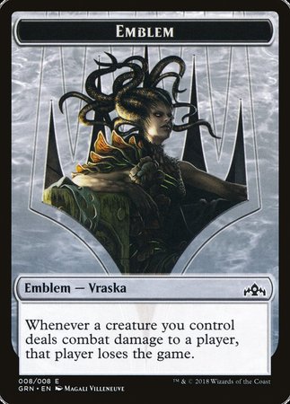 Emblem - Vraska, Golgari Queen [Guilds of Ravnica Tokens] | Exor Games Bridgewater