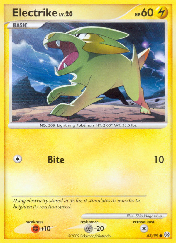 Electrike (63/99) [Platinum: Arceus] | Exor Games Bridgewater