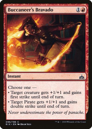 Buccaneer's Bravado [Rivals of Ixalan] | Exor Games Bridgewater