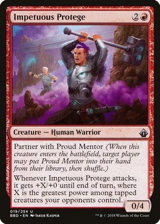 Impetuous Protege [Battlebond] | Exor Games Bridgewater