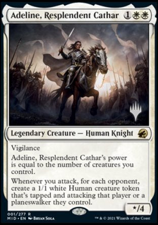 Adeline, Resplendent Cathar (Promo Pack) [Innistrad: Midnight Hunt Promos] | Exor Games Bridgewater